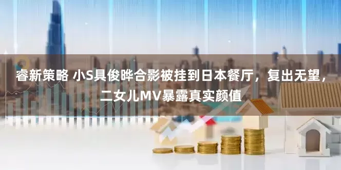 睿新策略 小S具俊晔合影被挂到日本餐厅，复出无望，二女儿MV暴露真实颜值